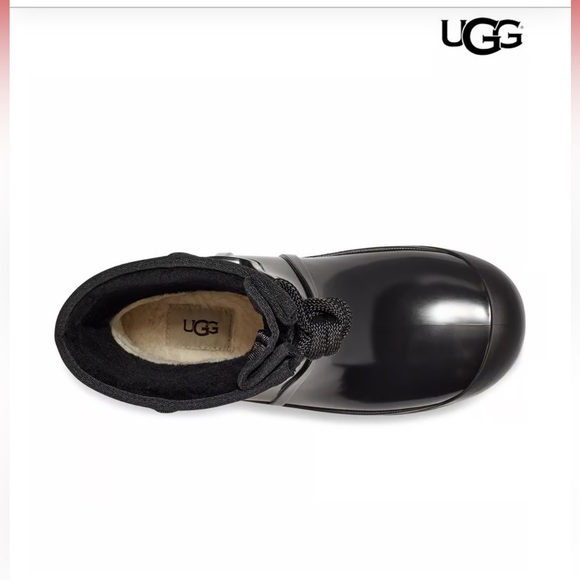 UGG Women’s Raincloud Lace black boots - Picture 9 of 15